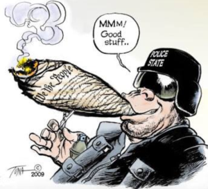 Police Smoke Constitution